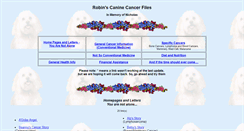 Desktop Screenshot of cancerfiles.smallpawsrescue.org